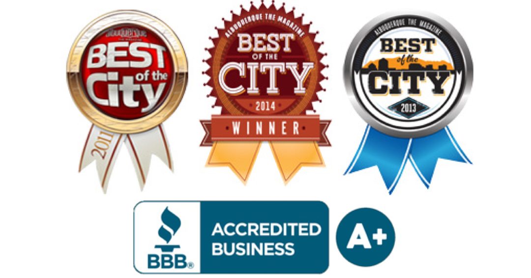 Albuquerque Chiropractor has won best of the city for many years and have an A+ rating on BBB